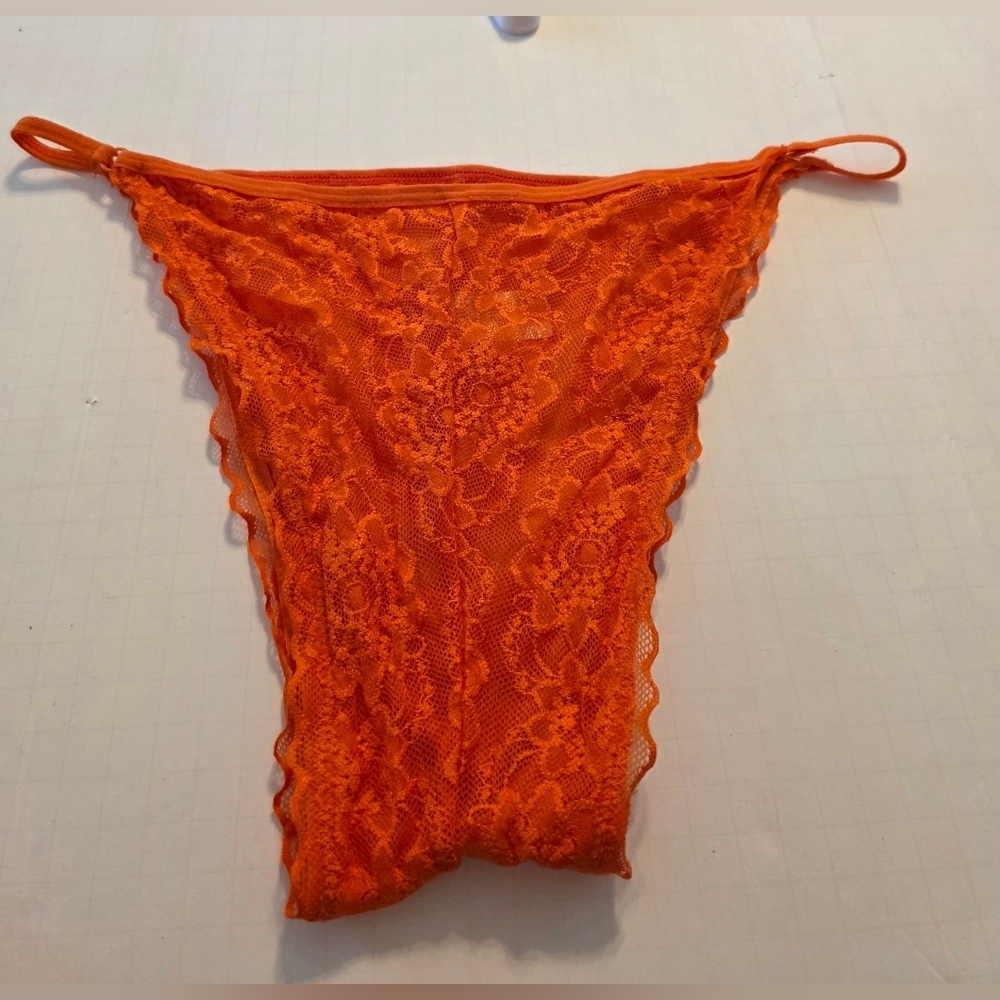 Knotty Knickers Sheer String Bikini Panties Size XXL NWOT